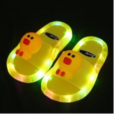 Kid's Cartoon Pattern Luminous LED Slippers