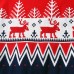 【2Y-8Y】Boy Christmas Elk Christmas Tree Jacquard Colorblock Round Neck Sweater