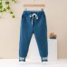 【3Y-10Y】Girls Multicolor Thick Sweatpants