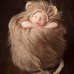 Newborn Photography Little Lion Wool Cartoon Hat and Tail Props For 0  2 Month  Hat   Tail